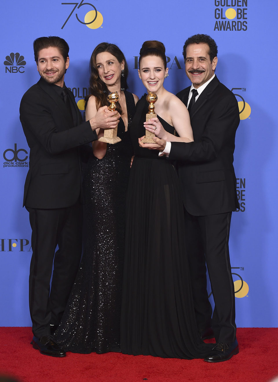 'The Marvelous Mrs. Maisel' gana Globo de Oro 2018 a la mejor serie - Comedia