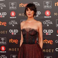 Belén Cuesta en la alfombra roja de los Premios Goya 2018