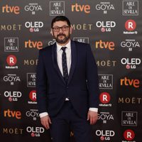 Manolo Solo en alfombra roja de los Goya 2018 