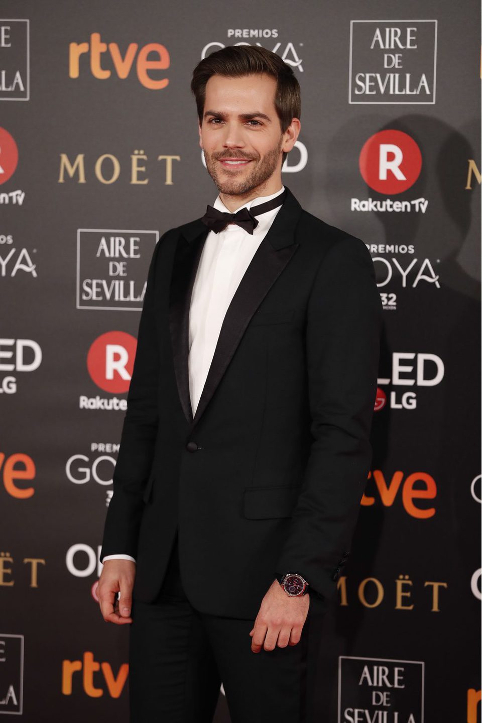 Mac Clotet en la alfombra roja de los Premios Goya 2018