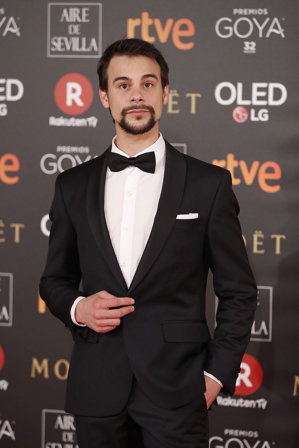 Ferrán Vilajosana en la alfombra roja de los Premios Goya 2018