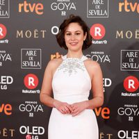 Aida Folch en la alfombra roja de los Premios Goya 2018