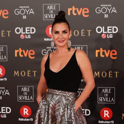 Belén López en la alfombra roja de los Premios Goya 2018