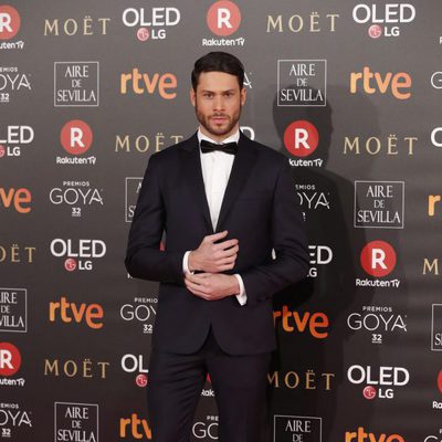 Jose Lamuño en la alfombra roja de los Premios Goya 2018