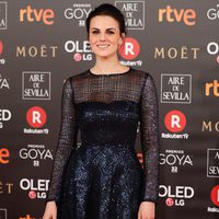 Melina Mattews en la alfombra roja de los Premios Goya 2018