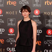 Alba Galocha en la alfombra roja de los Premios Goya 2018