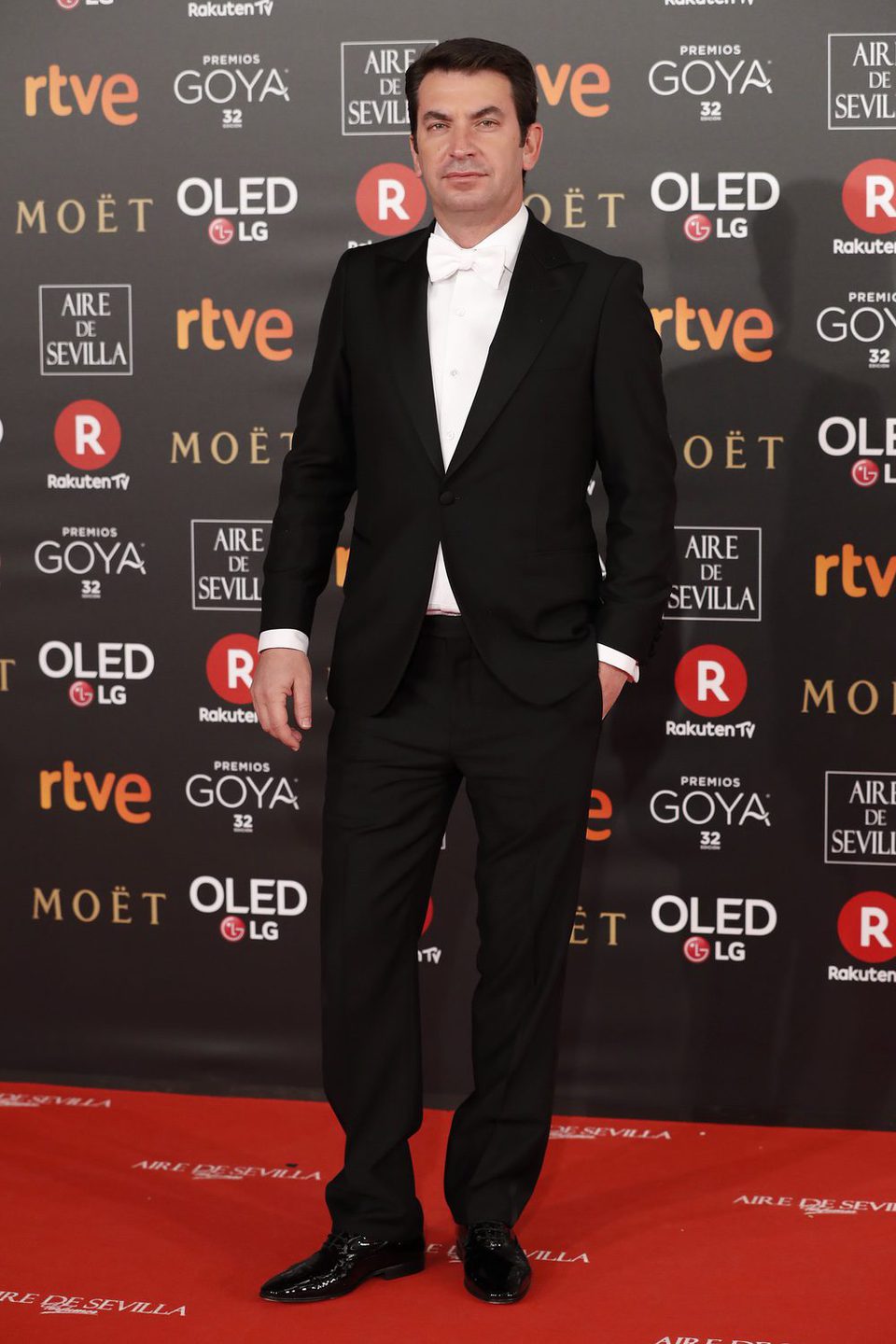 Arturo Valls en la alfombra roja de los Premios Goyas 2018