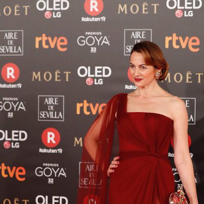 Cuca Escribano en la alfombra roja de los Premios Goya 2018