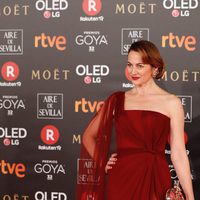 Cuca Escribano en la alfombra roja de los Premios Goya 2018