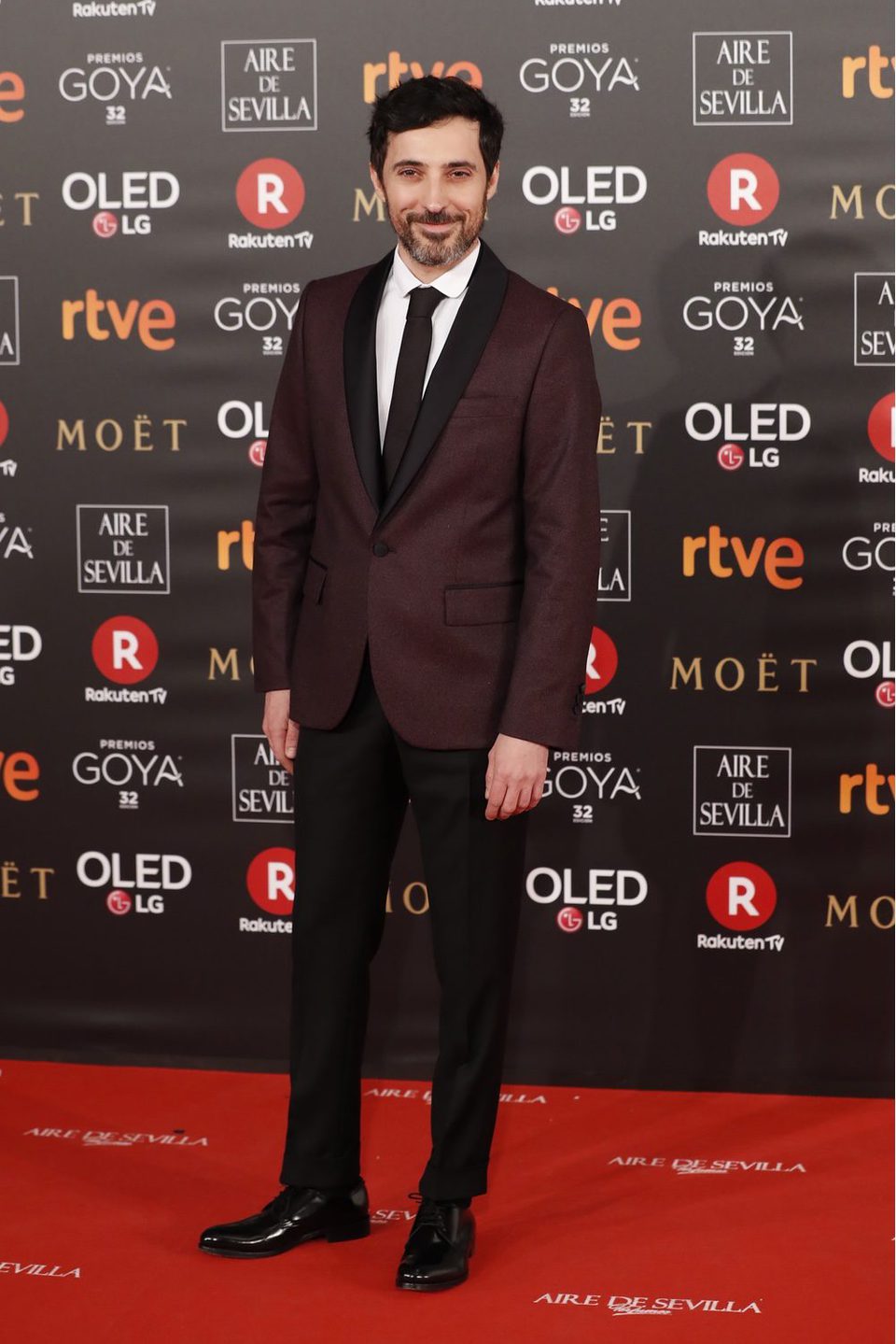 Andrés Gertrudix en la alfombra roja de los Premios Goya 2018