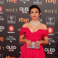 Adriana Paz en la alfombra roja de los Premios Goya 2018