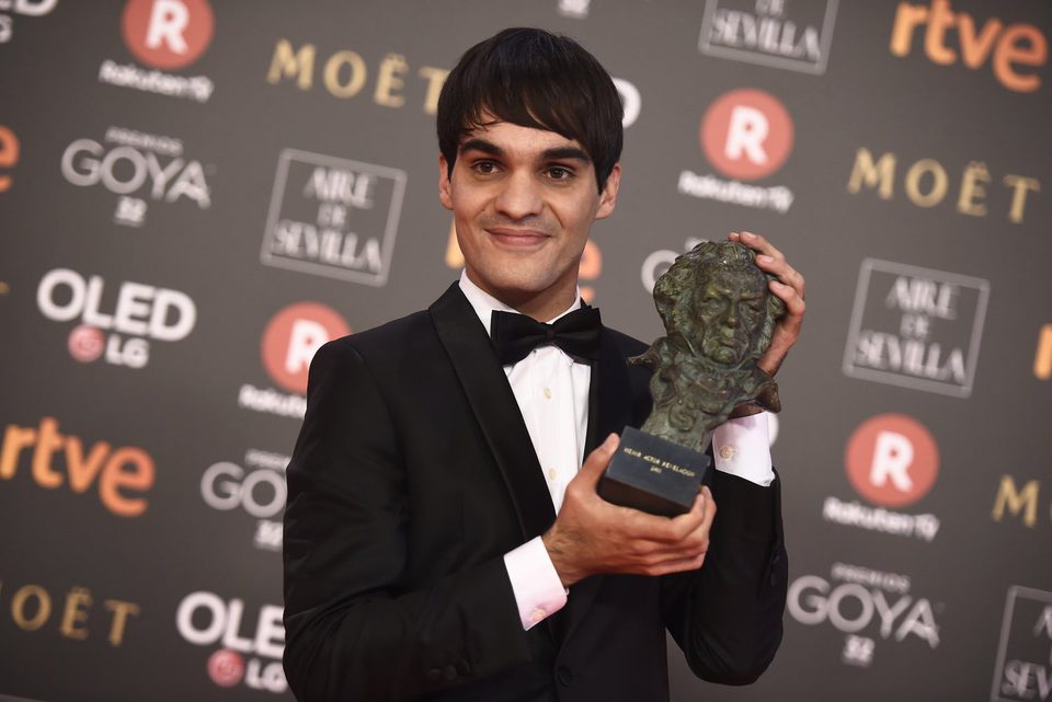 Eneko Sagardoy, ganador del Goya 2018 al Mejor Actor Revelación