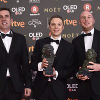 Aitor Berenguer, Gabriel Gutierrez y Nicolas de Poulpiquet, Goya a Mejor Sonido