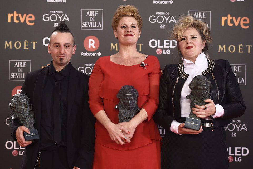 Ainhoa Eskisabel, Olga Cruz y Gorka Aguirre Frías, Goya a Mejor maquillaje y peluquería