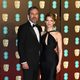 Denis Villeneuve y Tanya Lapointe en la alfombra roja de los BAFTA 2018