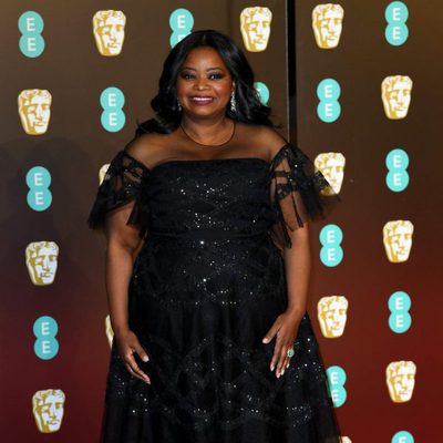 Octavia Spencer en la alfombra roja de los BAFTA 2018