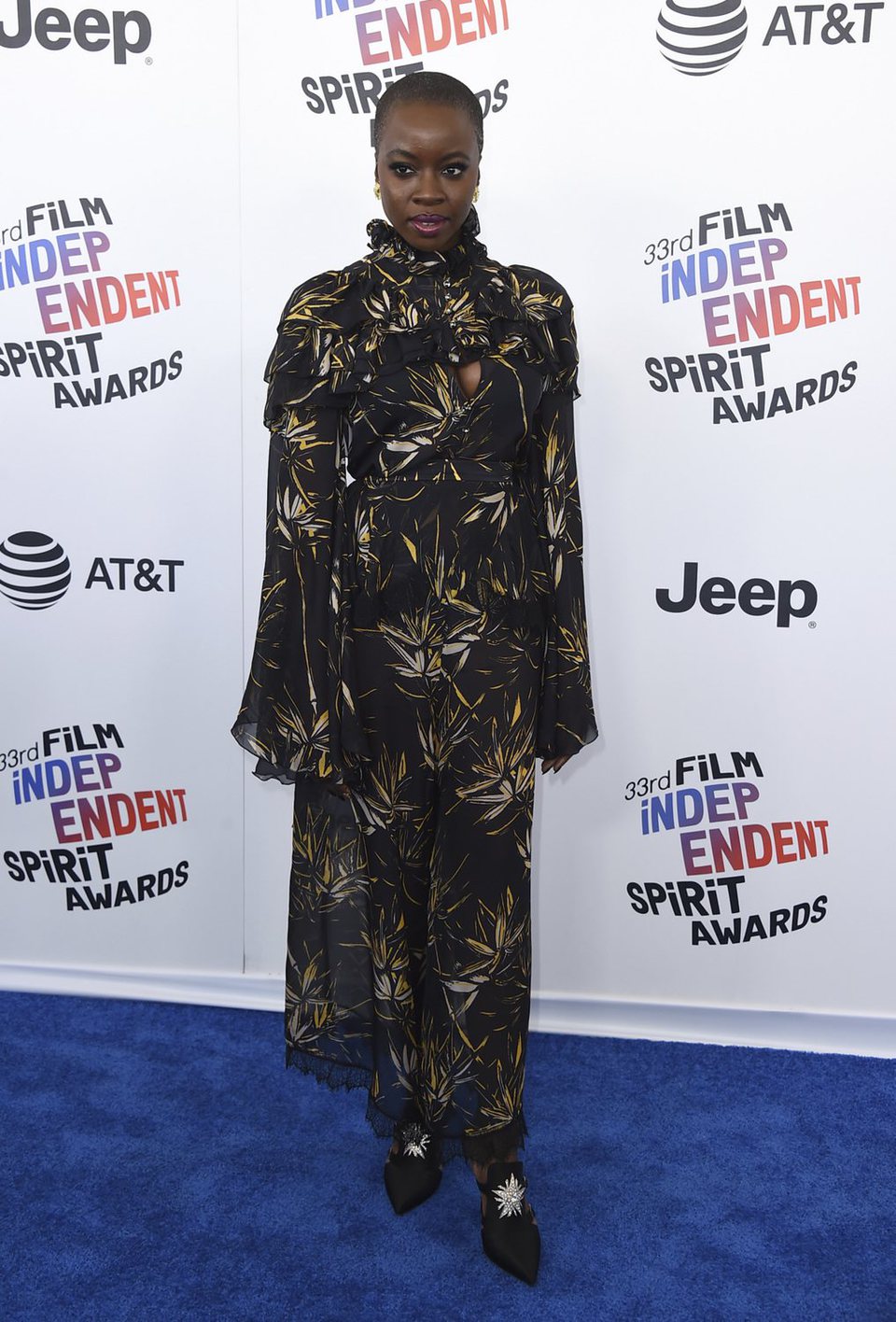 Danai Gurira en los Spirit Awards 2018