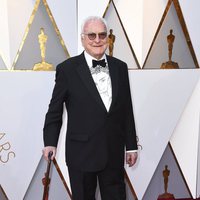 James Ivory en la alfombra roja de los Oscars 2018