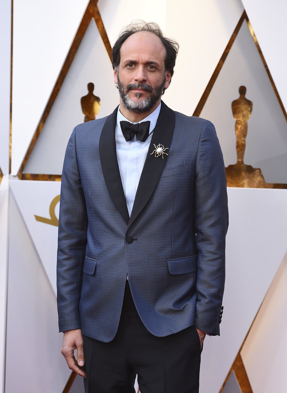 Luca Guadagnino en la alfombra roja de los Oscar 2018