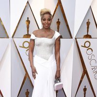 Mary J. Blige en la alfombra roja de los Oscar 2018