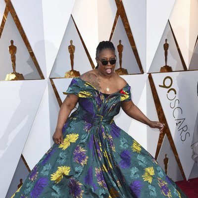 Whoopi Goldberg en la alfombra roja de los Oscar 2018