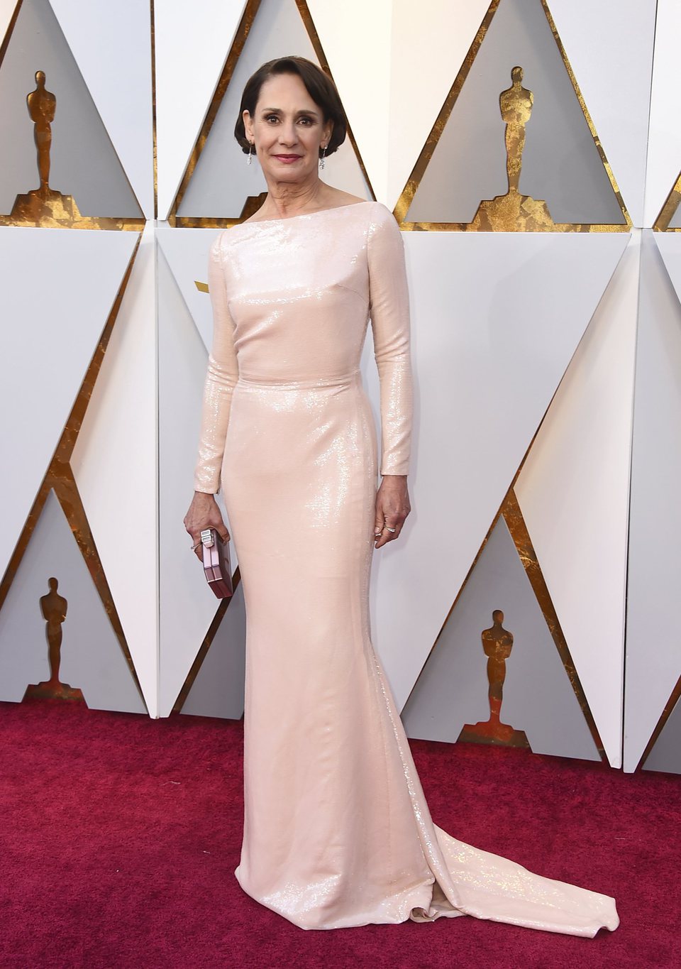 Laurie Metcalf en la alfombra roja de los Oscar 2018