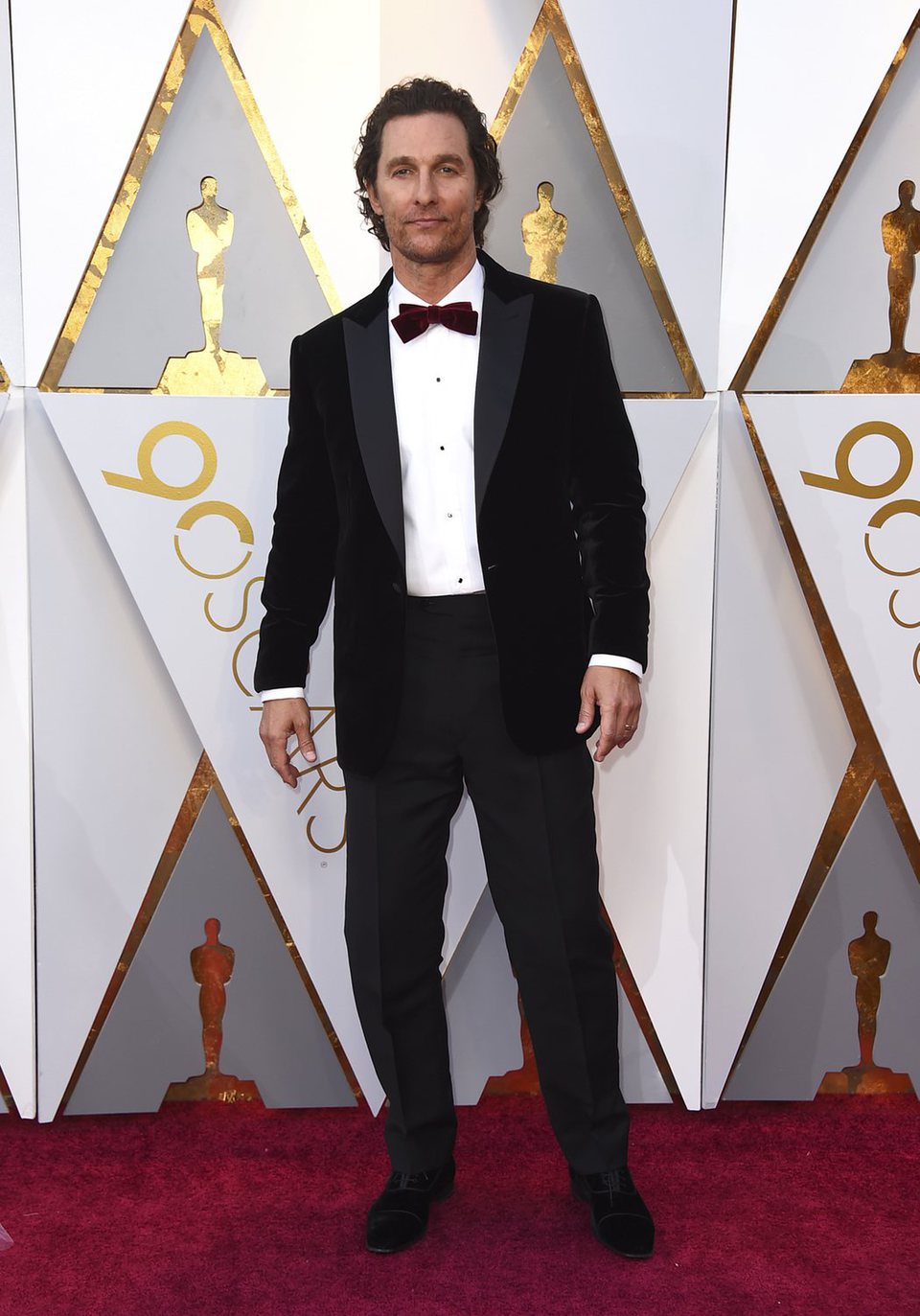 Matthew McConaughey en la alfombra roja de los Oscar