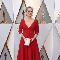 Meryl Streep en la alfombra roja de los Oscar 2018