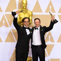 Dan Cogan y Bryan Fogel ganadores del Oscar al Mejor Documental por 'Ícaro' 