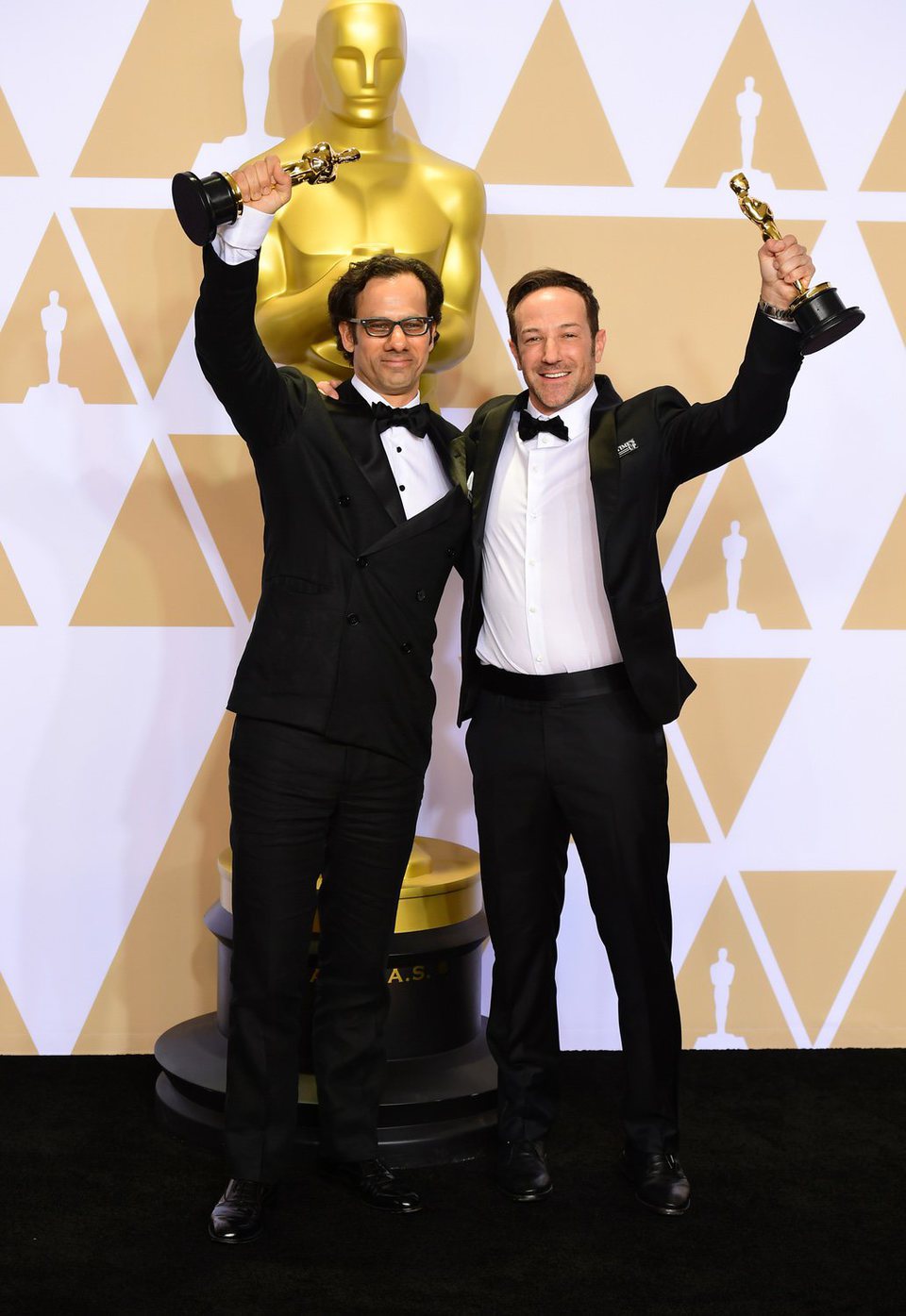 Dan Cogan y Bryan Fogel ganadores del Oscar al Mejor Documental por 'Ícaro' 