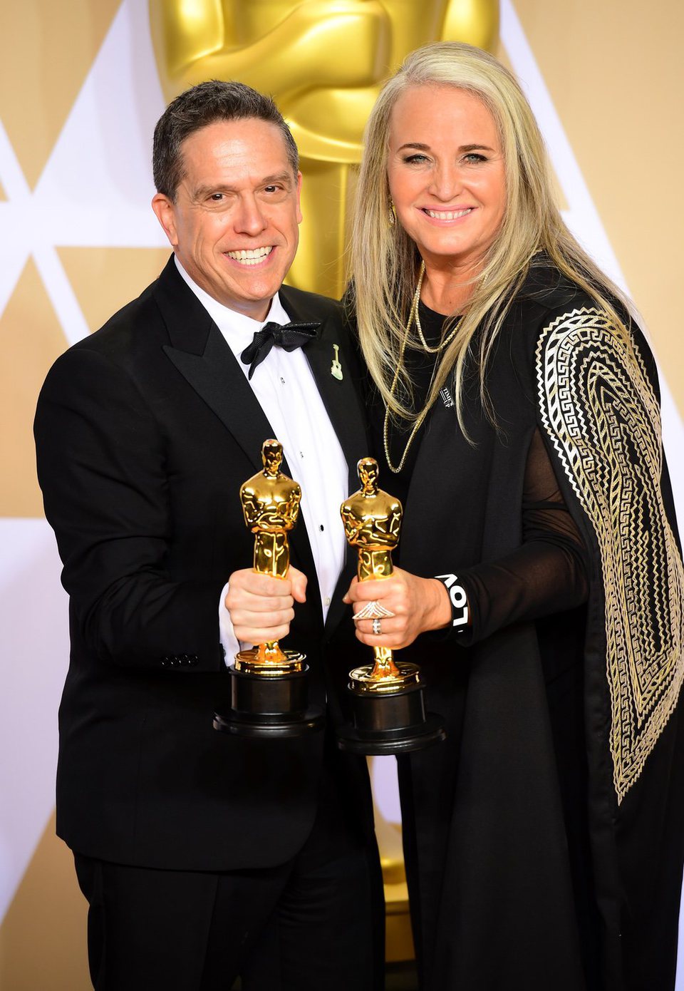 Lee Unkrich y Darla K. Anderson, ganadores del Oscar a la Mejor película animada por 'Coco'