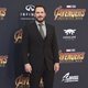 Chris Pratt posa en la alfombra púrpura de la premiere mundial de 'Vengadores: Infinity War'