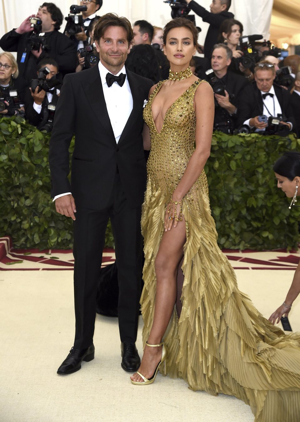 Irina Shayk y Bradley Cooper en la Gala Met 2018