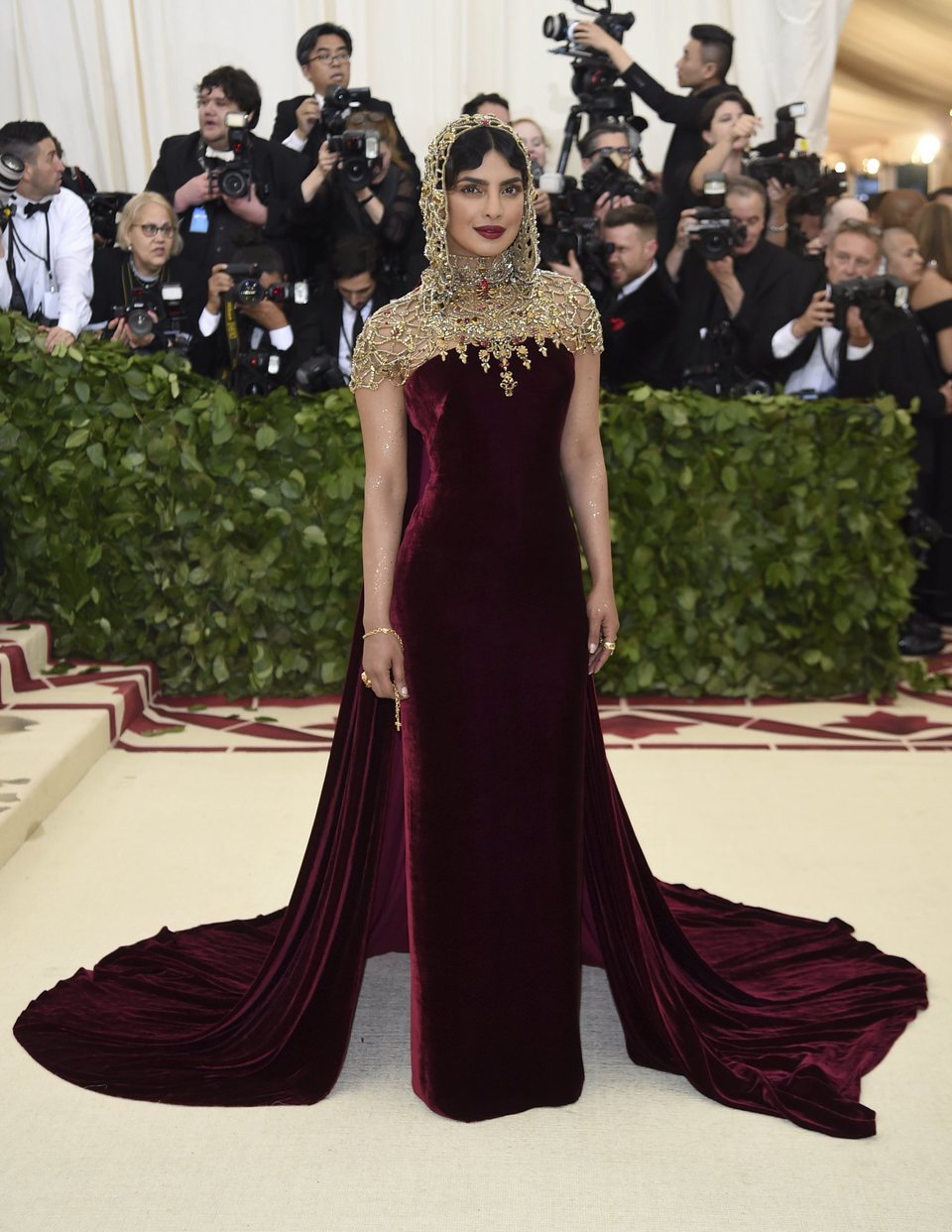 Priyanka Chopra en la Gala Met 2018