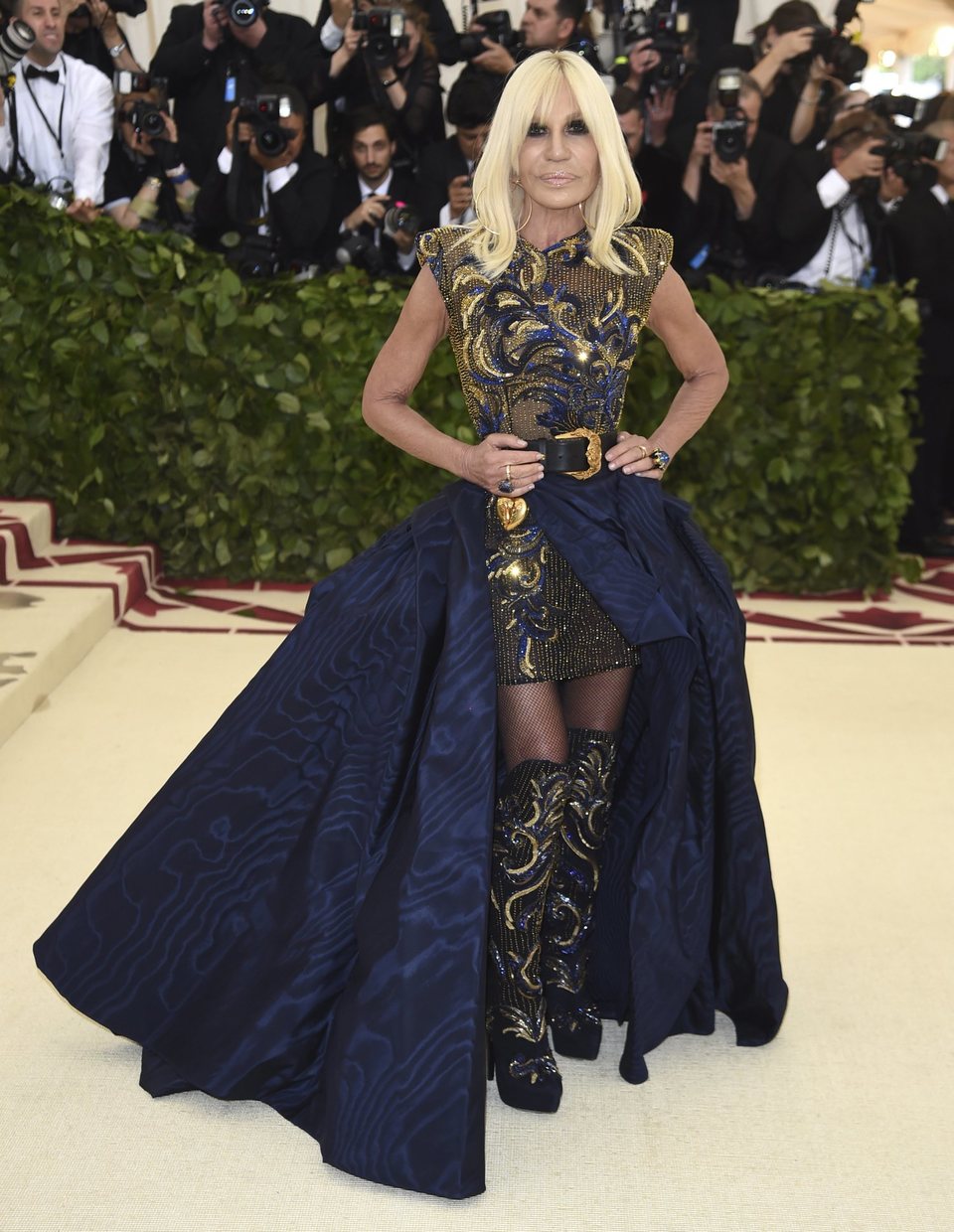 Donatella Versace en la Gala Met 2018