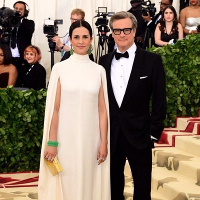 Colin Firth y Livia Giuggioli en la Gala Met 2018