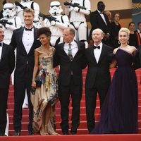 El reparto de 'Han Solo: Una historia de Star Wars' asiste a la premiere de la película en el Festival de Cannes