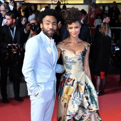 Donald Glover y Thandie Newton asisten a la premiere de 'Han Solo: Una historia de Star Wars' durante el Festival de Cannes