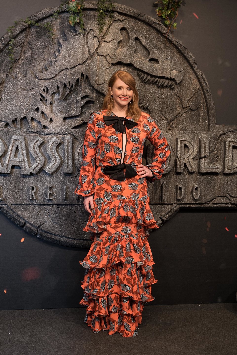 Bryce Dallas-Howard en la premiere mundial de 'Jurassic World: El reino caído' en Madrid