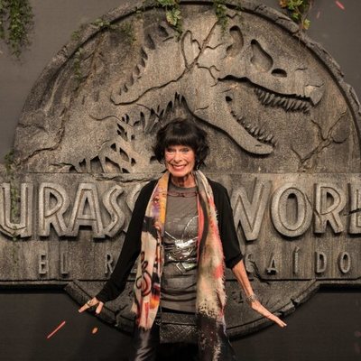 Geraldine Chaplin en la premiere mundial de 'Jurassic World: El reino caído' en Madrid