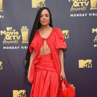 Tessa Thompson en la alfombra roja de los MTV Movie & TV Awards 2018