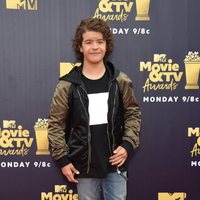 Gaten Matarazzo en la alfombra roja de los MTV Movie & TV Awards 2018