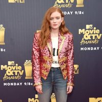 Sadie Sink en la alfombra roja de los MTV Movie & TV Awards 2018