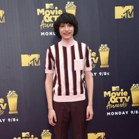 Finn Wolfhard en la alfombra roja de los MTV Movie & TV Awards 2018