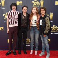 Los actores de 'Stranger Things' en la alfombra roja de los MTV Movie & TV Awards 2018