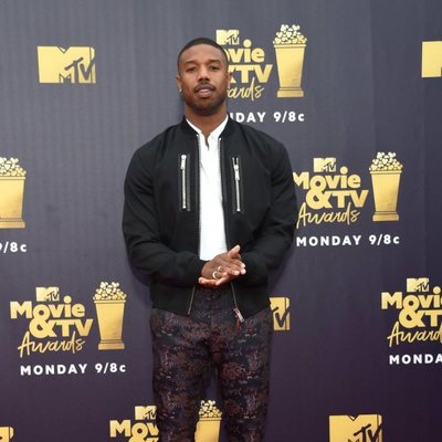 Michael B. Jordan en la alfombra roja de los MTV Movie & TV Awards 2018