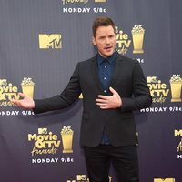 Chris Pratt en la alfombra roja de los MTV Movie & TV Awards 2018