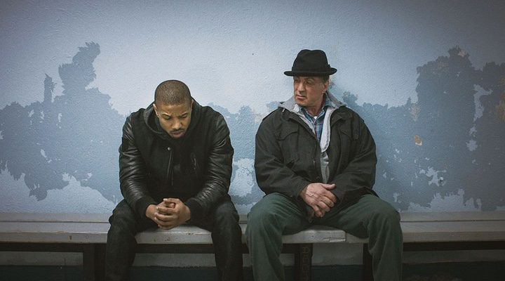 Michael B. Jordan and Sylvester Stallone in Creed