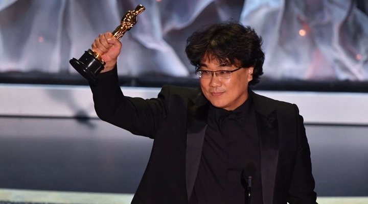 Bong Joon-ho won the Oscar for Best Director and thanked the other nominees for inspiring his love of filmmaking