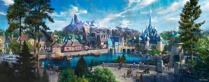 The blueprints for Frozen land in Disneyland Paris, set to open its doors in 2023